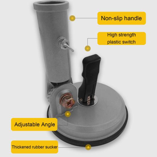 Автомобильный держатель флагштока на присоске, вращающийся универсальный внедорожник, автофургон, автомобильный металлический флаг