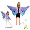 Party Favor Partyprop Fairy Kids Cloak Butterfly Wings Shawl Costumes Accessory Butterfly Scarf