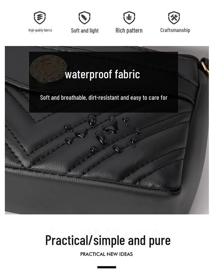 Новинка 2024 года, женская сумка через плечо и почтальон из мягкой кожи — многослойная, модная, небольшая квадратная сумка для мам среднего возраста.