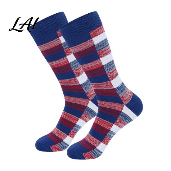 Moisture Management Work Socks Men's Retro Plaid Crew Socks Thickened Combed Cotton Thermal Pattern Breathable Anti-Odor Athletic Casual for Outdoor