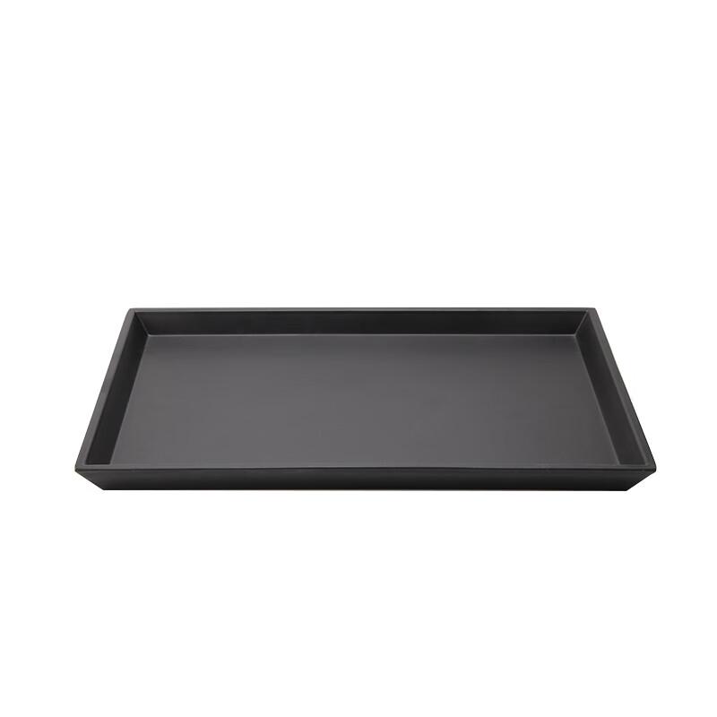 Qianxing A5 Matte Black Melamine Serving Tray