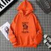 Hooded sweatshirt for women, loose oversized, autumn and winter 6826