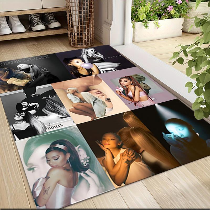 Ariana Grande'S Artistry Carpet Rug Soft Washable Antislip Home Living Room Sofa Mats Personalized Christmas Rug