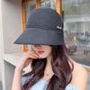 Wide Brim Sunshade Cap UV Protection Bucket Sunhat Fashion Women's Straw Hat  Beach