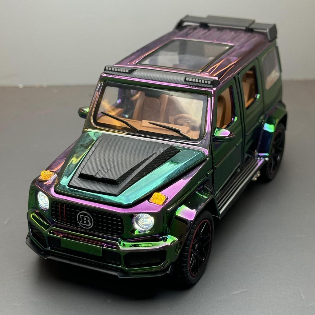 Simulation 1/32 Scale Benz G800 Electroplated Version Alloy Car Diecast Metal Model Home Interior Decoration Kid Gift Birthday Present