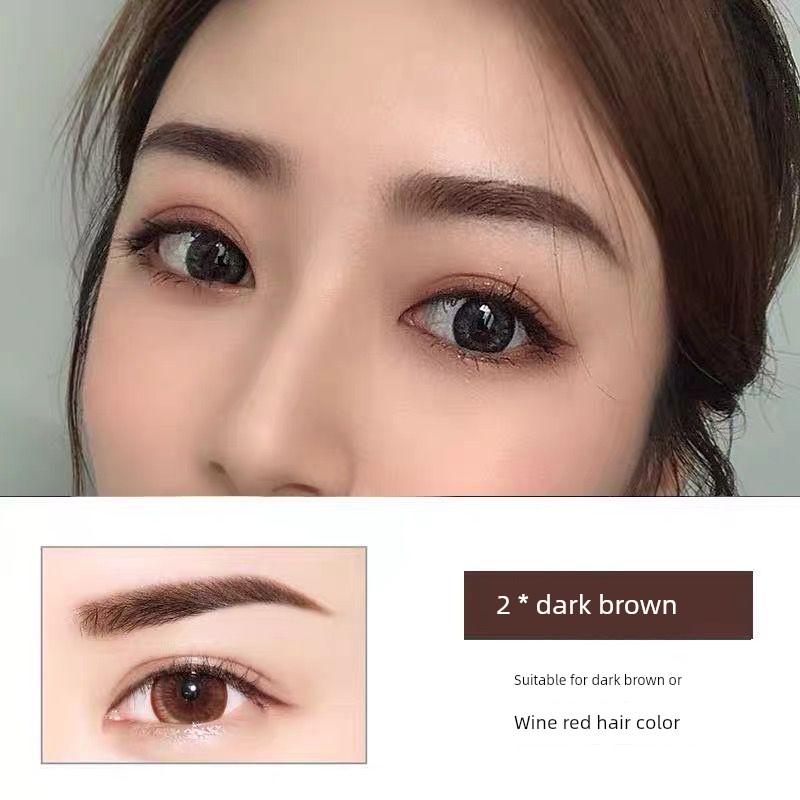Eyebrow Pencil Waterproof Long Lasting Fadeless Four Fork Eyebrow Pencil Female New New Arrival Not Smudge Distinct Look Official Authentic Products