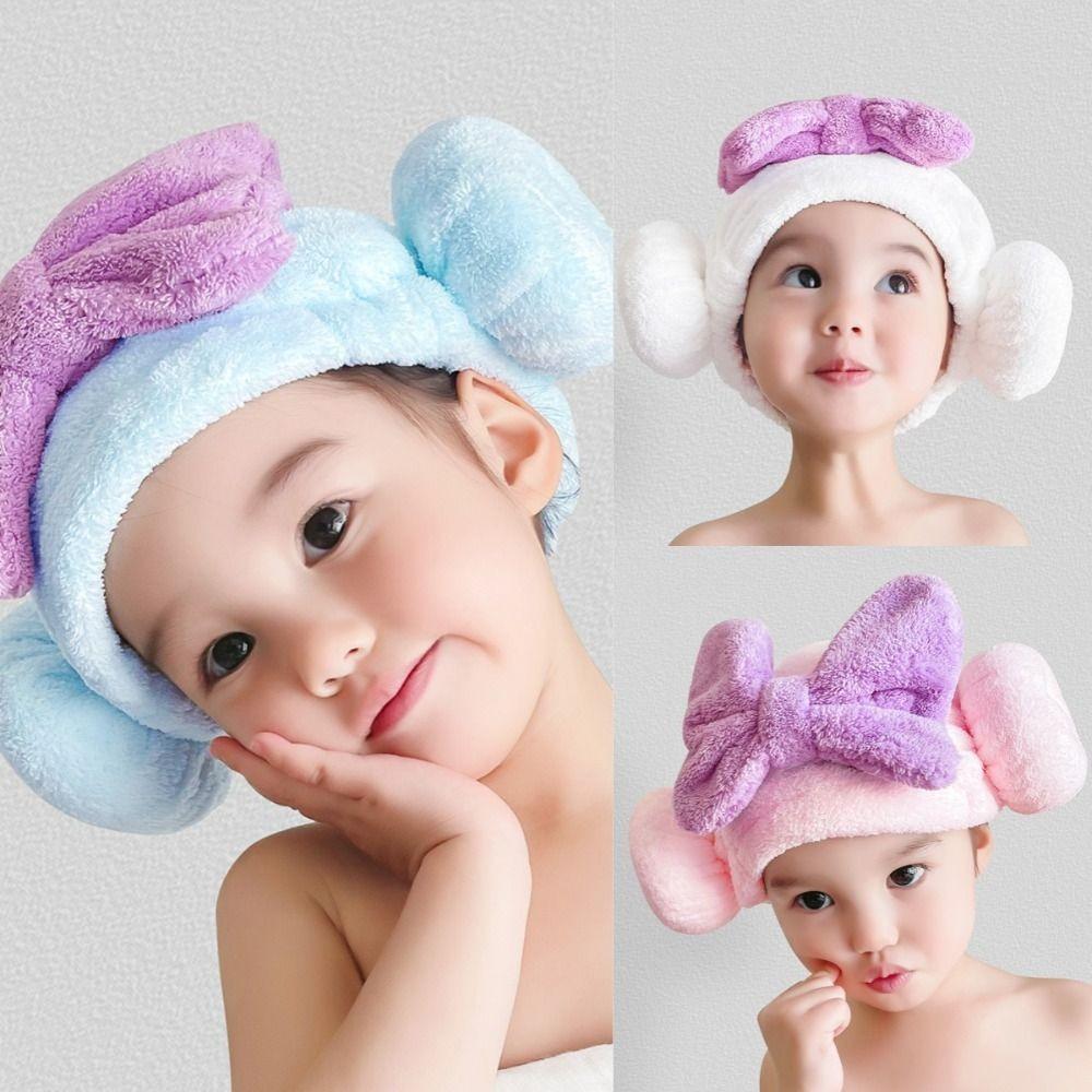 Быстросохнущие повязки для девочек, впитывающие воду, шапочка для сухих волос Home