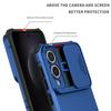 KEYSION Противоударный защитный чехол для Samsung S25 Edge 5G Slide Camera Lens Protection Live Stand Phone Cover для Galaxy S25 Edge 5G