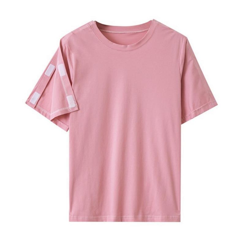 Женская футболка для послеоперационного ухода с открытым верхом, легко надевается и снимается.