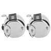 2Pcs Hand Tally Manual Knob Counter Stainless Steel 09999 for Workshop Inventory