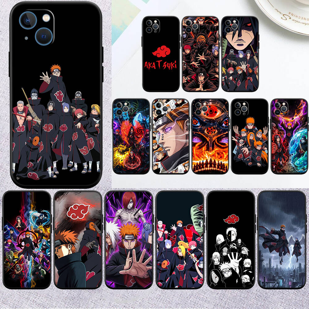 MH96 Чехол Naruto Akatsuki для Samsung A06 A35 A25 A24 A15 A05S A05 M55 M35 M15 A02 A12 A13 A10 A16 A20 A30 A22 A31 A32 A33 A42 A50