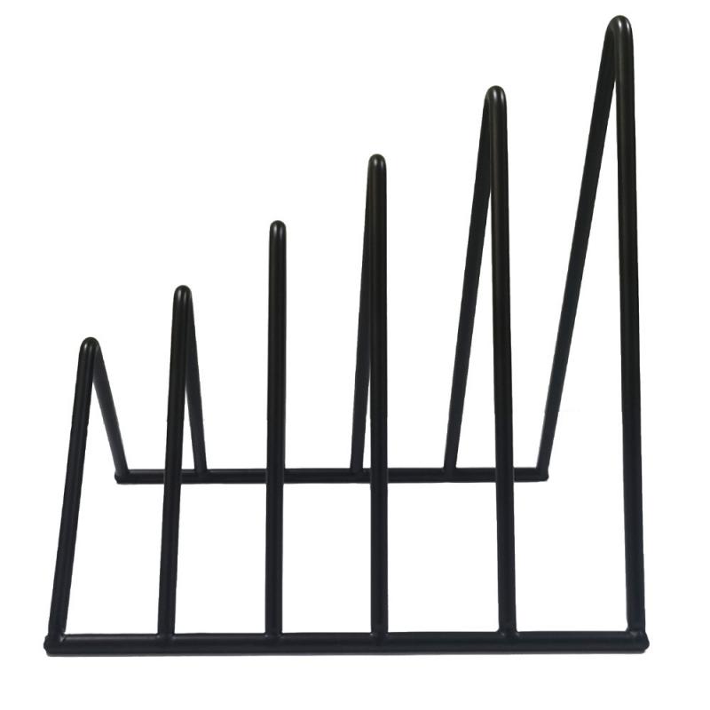 Книжная полка Nordic Iron Desktop Storage Rack Журнал Газетный стол Полка для документов Треугольная полка Креативная стойка для хранения вещей Простая