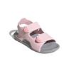 Adidas Swim Sandal Space Leather Comfortable Shock Absorbing Durable Kids Sandals Kids Sandals Pink FY8937