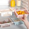 Multifunction Kitchen Refrigerator Storage Basket Rack Fridge Freezer Shelf Holder Pull-out Plastic Drawer Organiser Space Saver