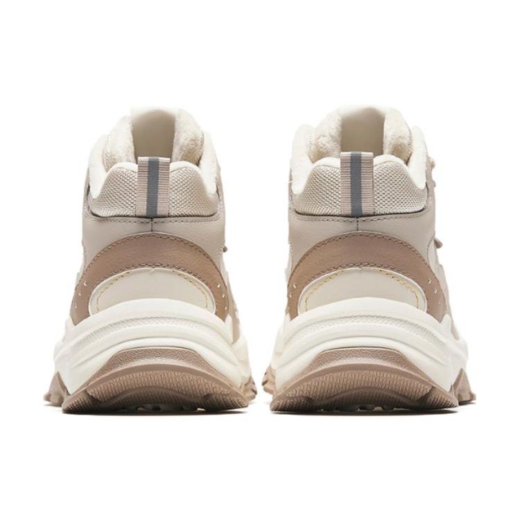 Anta Кроссовки Lifestyle Series с нескользящей подошвой, износостойкие, женские, бежевые, 122348984-2