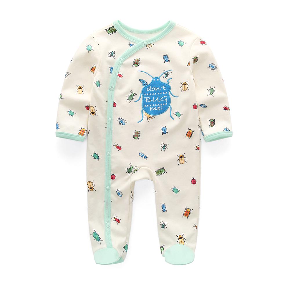 Newborn Baby Clothes Long Sleeve Rompers Cotton 3Pcs Toddler Clothing 3-12M