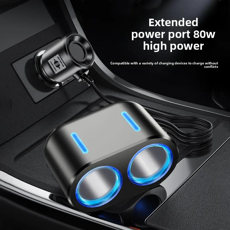 3M/85cm 10A Car Cigarette Lighter Extension Cord 12V 24V Charger Cigar Lighter Plug Cable Female Socket Adapter Auto Accessories