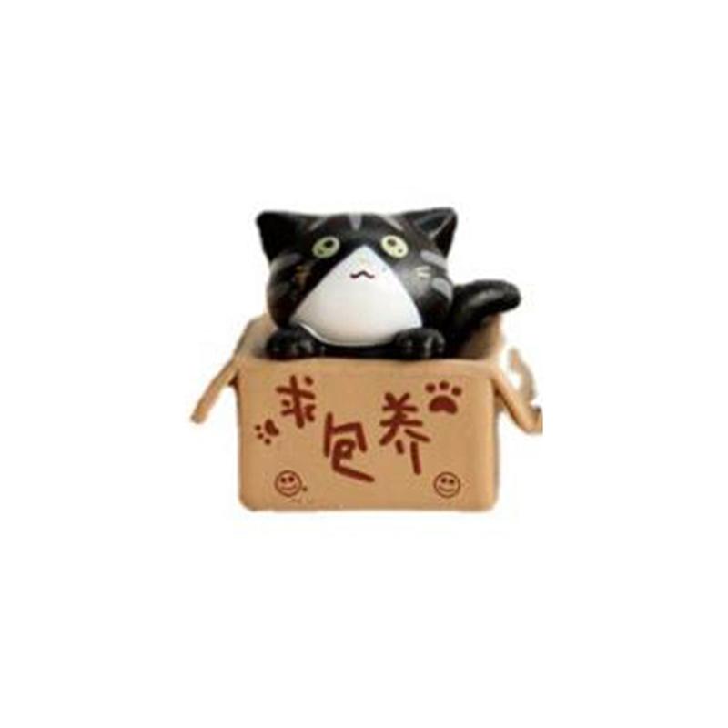 1 шт./набор милый мини-садовый котенок украшение кошка миниатюрные фигурки домашний декор комнаты