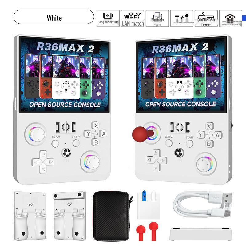 Портативная игровая консоль с открытым исходным кодом R36MAX2: Классическая GBA, FC Аркада, Портативная PSP