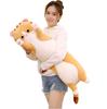 Cute Long-Body Cat Plush Toy, Soft Body Pillow, Birthday Gift (Brown, 70cm)
