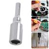Professional 4mm To 6.35mm Hex Transducer Adapter Socket Magnetic Bit Converter For Screwdriver Drill Bits Hand Tool