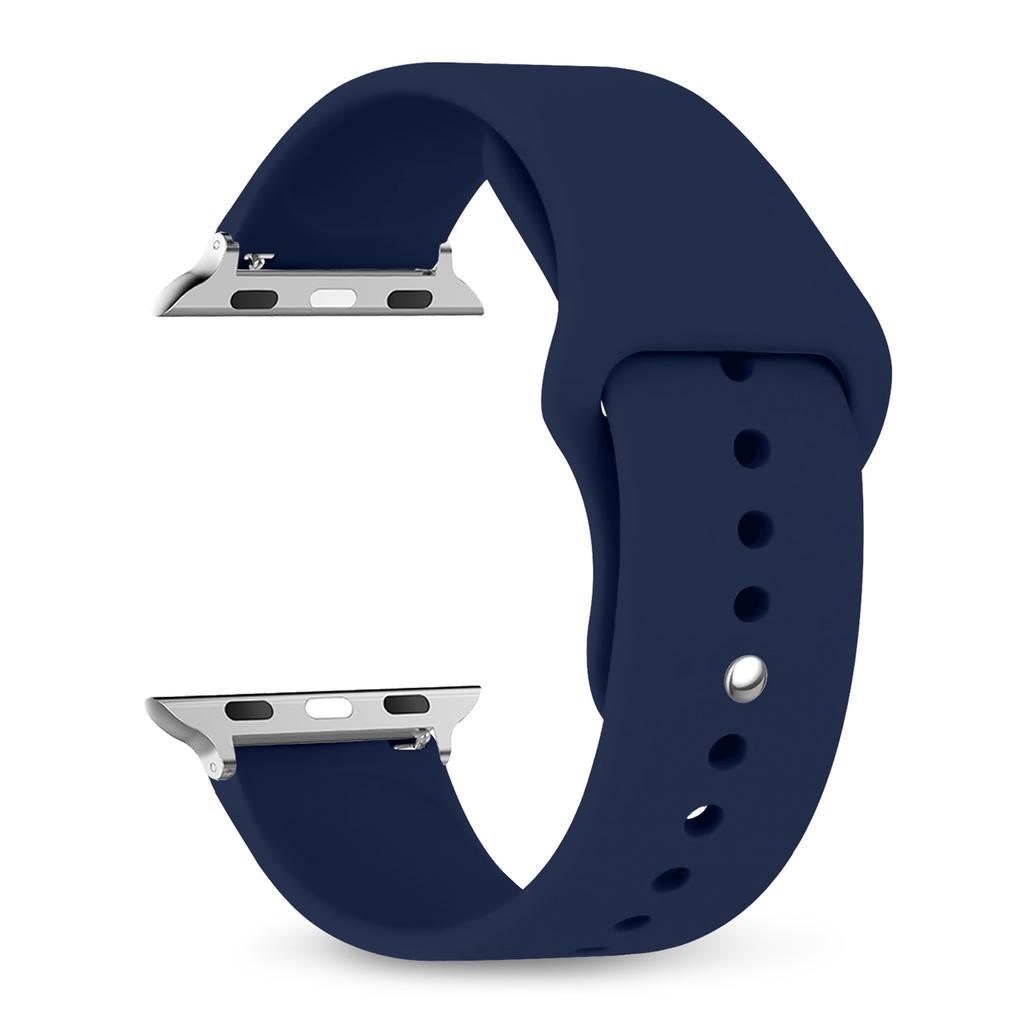 Для Apple Watch ultra 2 ремешок 49мм 46мм 44мм 40мм 45мм 41мм 42мм Силиконовый браслет correa iWatch series se 9 8 7 6 3 10 11 ремешки