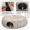 Cat Litter Pet Cat Tunnel Plush Warm Cat Tunnel Foldable Removable Washable Multifunctional Splicing Cat Channel