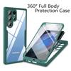 360 Full Body Front Back Protection Cover For Samsung S23 Ultra S22 S21 Fe Plus A52 A32 A22 A13 A33 A12 A53 A73 A71 A51 Case