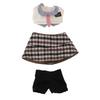 Clothing Kit for 17cm Dolls Bucket Hat Top and Pants Gentleman Outfits Dressing Decoration Collectibles