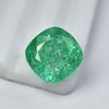 12.40 Ct Square Cushion Natural Green Emerald A++   Loose Gemstone