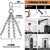 Sac de frappe - 15PCS Suspension Boxe 100cm - Rotation 360° - Kit 15 pièces - Cuir PU &amp; Oxford