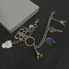 Paris Retro Chain Rodeo Motorcycle Bag Key Ring Pendant - High Quality