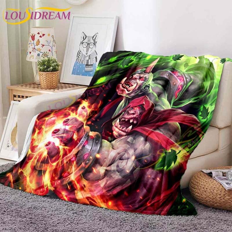 Одеяла League of Legends, игровые фланелевые одеяла серии Skin Art, кровать с мультяшным принтом, диван, мягкое покрывало, покрывало для путешествий, кемпинга