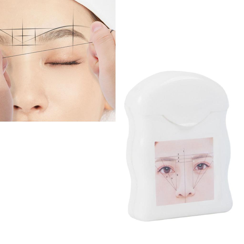 Предварительно нанесенная картографическая строка для инструмента для измерения бровей, точное позиционирование, строка для микроблейдинга, 20 м, Bla