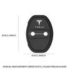 QPPU3 4pcs Car Logo Silicone Door Lock Protective Cover Sticker For Tesla Model 3 Model S X Model Y Roadster Cybertruck Semi Accessory