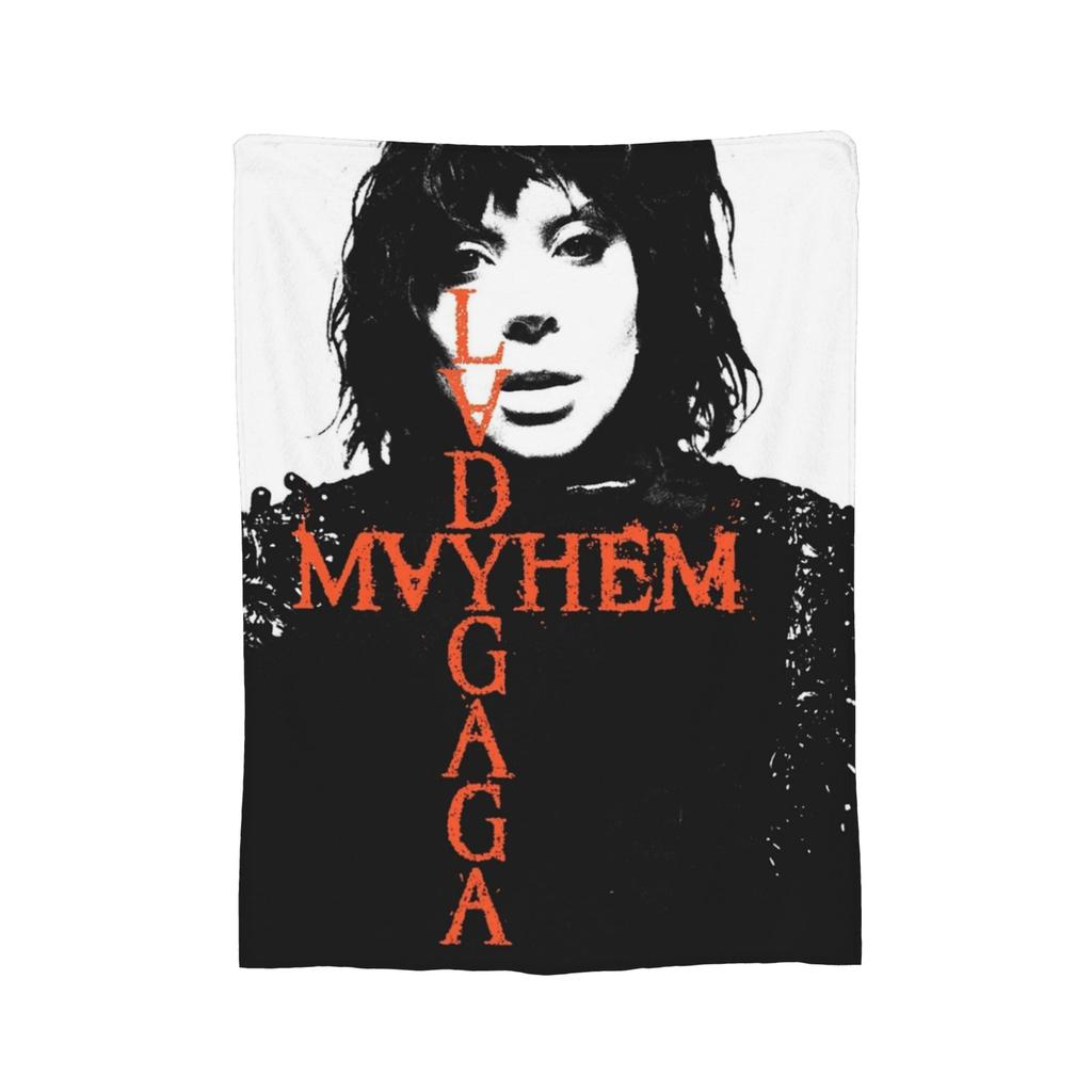 Пледы Lady Gaga Mayhem Велюровые Весна Осень Многофункциональные Легкие Тонкие Пледы для Постельного Белья Путешествий Покрывала