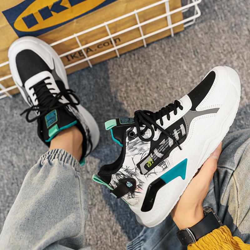 Дизайнерская мужская обувь для активного отдыха, износостойкая, дышащая, баскетбольная обувь, мужская мода, нескользящие кроссовки на шнуровке, теннисные туфли для мужчин