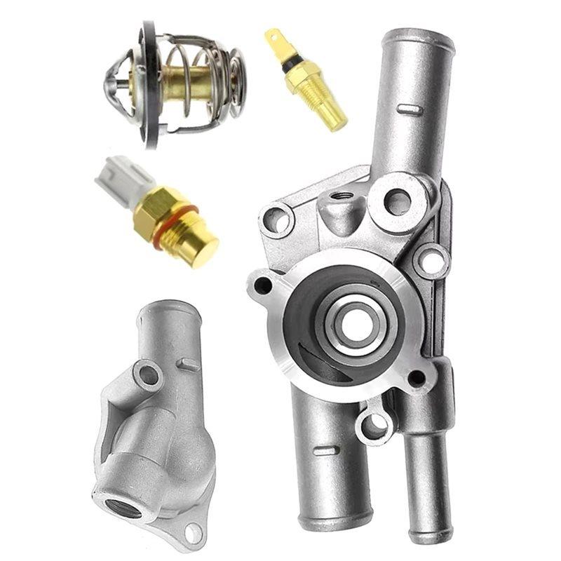 Water Inlet Kit Coolant Thermostat Housing 16333-10011 1633311190 1633310011 For Toyota Corolla Sprinter Tercel
