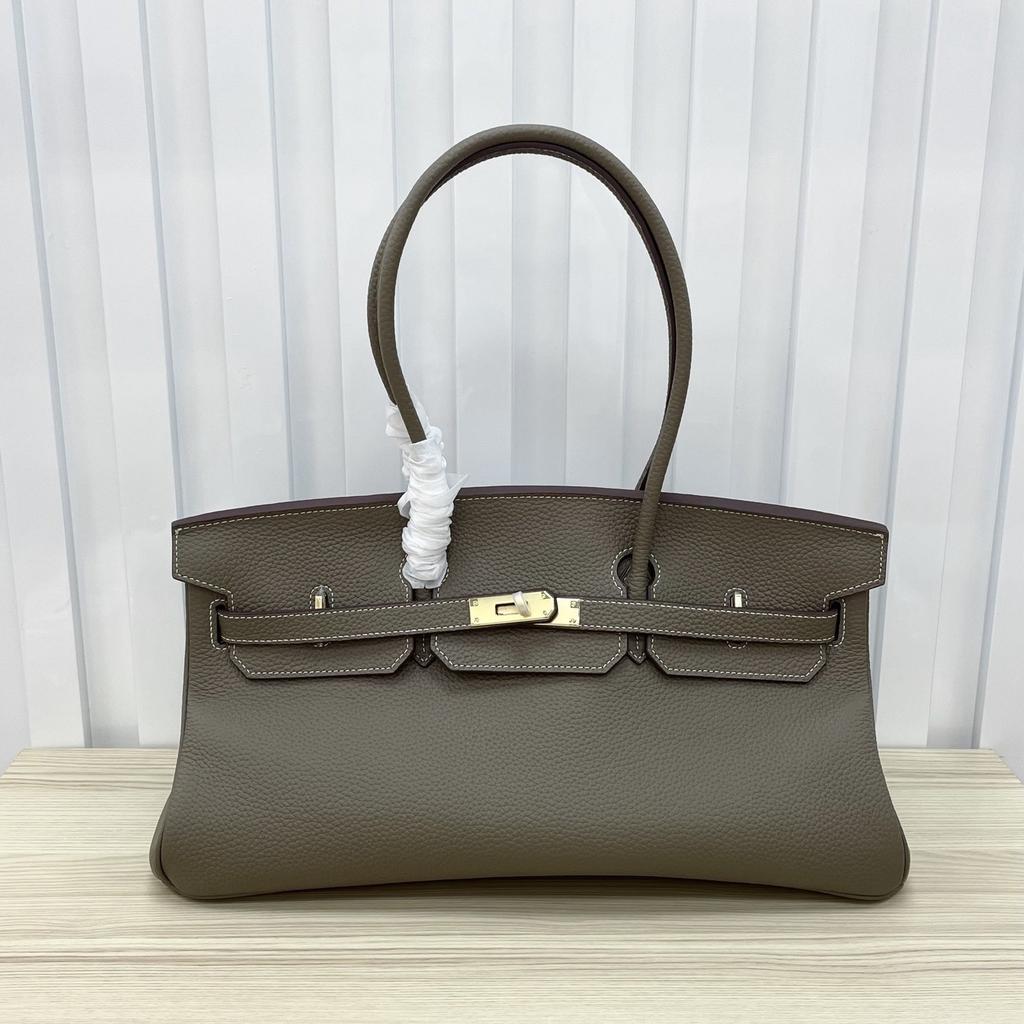 Top-grain Cowhide Genuine Leather Women's Bag, Large-capacity Handbag, High-end Commuting Single-shoulder Crossbody Bag for Women