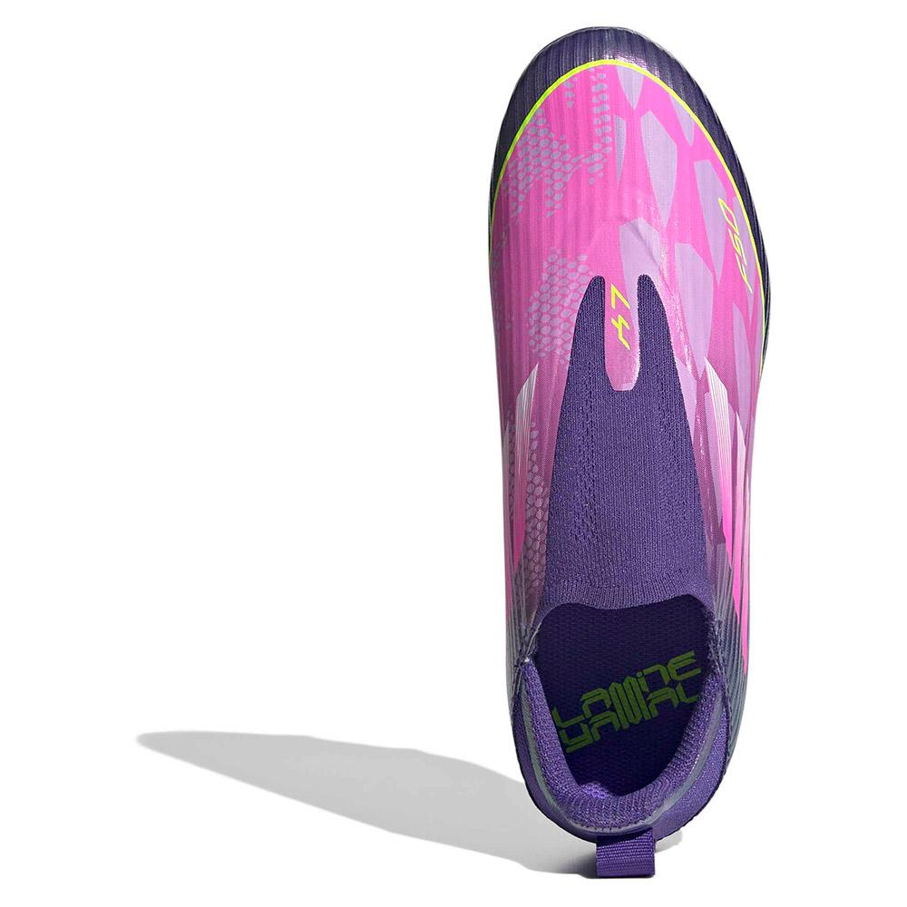 Adidas f50 league soccer shoes laceless purple