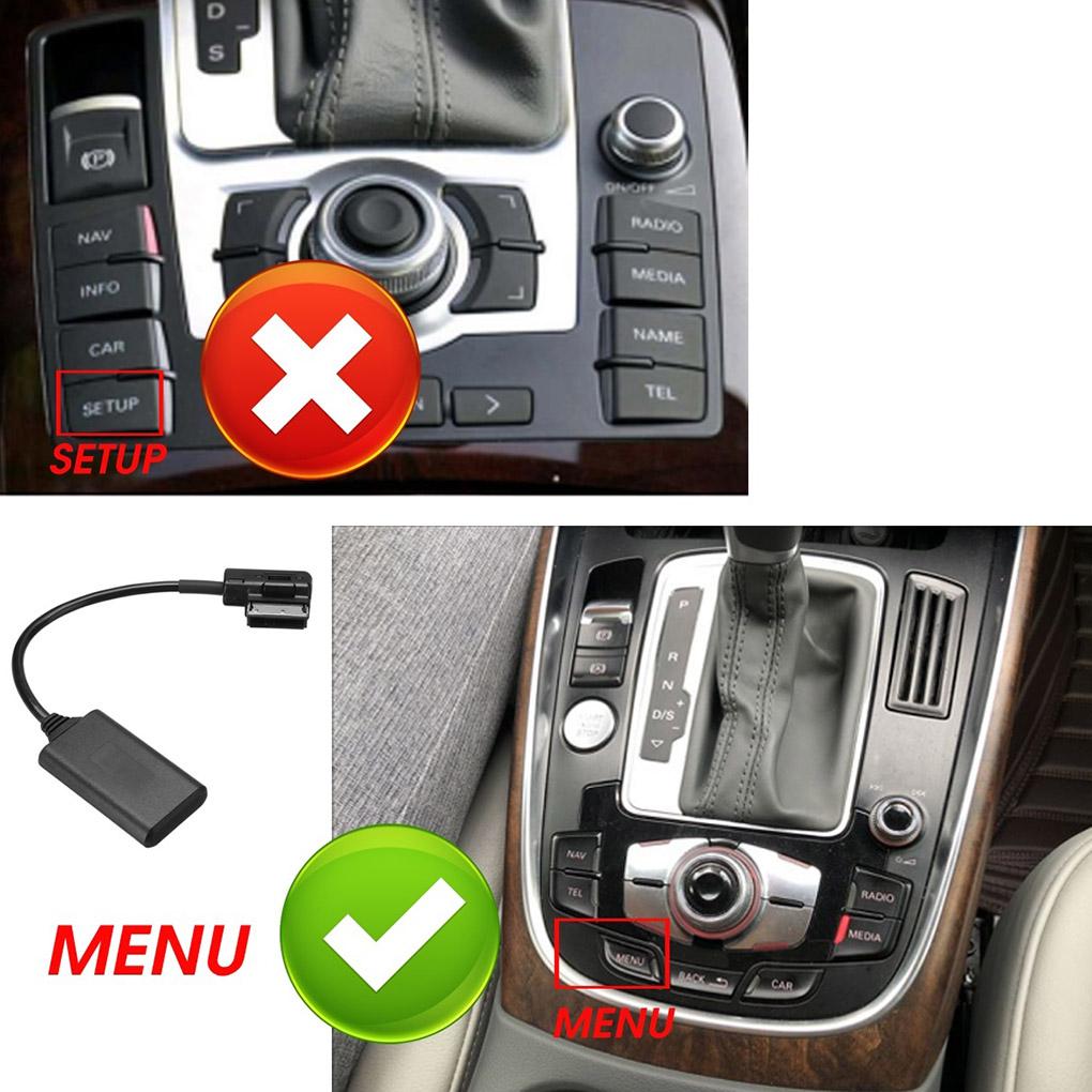 Автомобильный аудиокабель Bluetooth AUX-кабель Автомобильный медиааксессуар Для A1 A3 A4 A5 A6 A7 A8