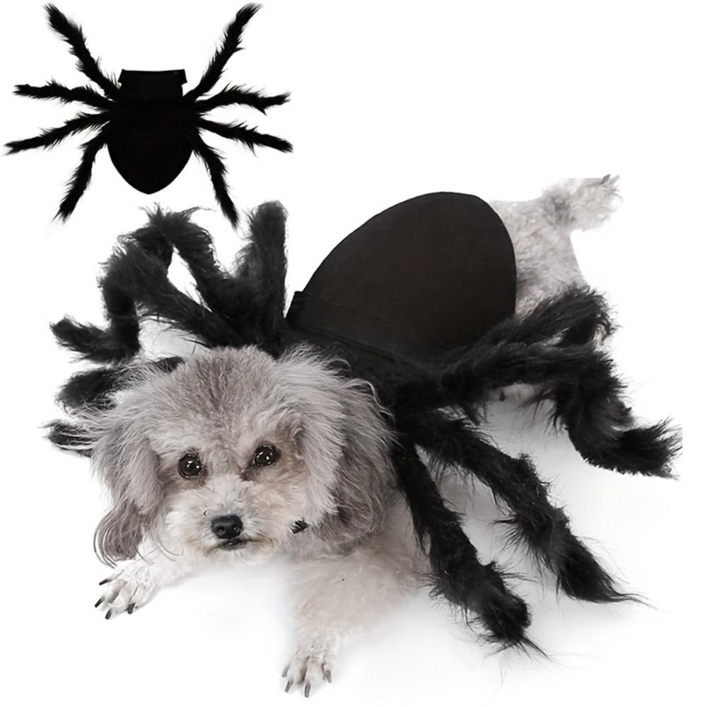 Halloween Dog Cat Clothes Dressing Pet Spider Costume Party Holiday Cosplay Props Funny Outfit for Small Medium Dog Cat Costumes