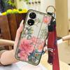 Soft case Dirt-resistant Phone Case For TCL 505/T509K/T5094 Chinese style Waterproof Lanyard Anti-knock Durable Ring