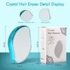 3pcs Crystal Glass Hair Remover Is Safe and Painless To Remove Body Hair It Can Be Used Repeatedly and Easy To Clean Hair Remover