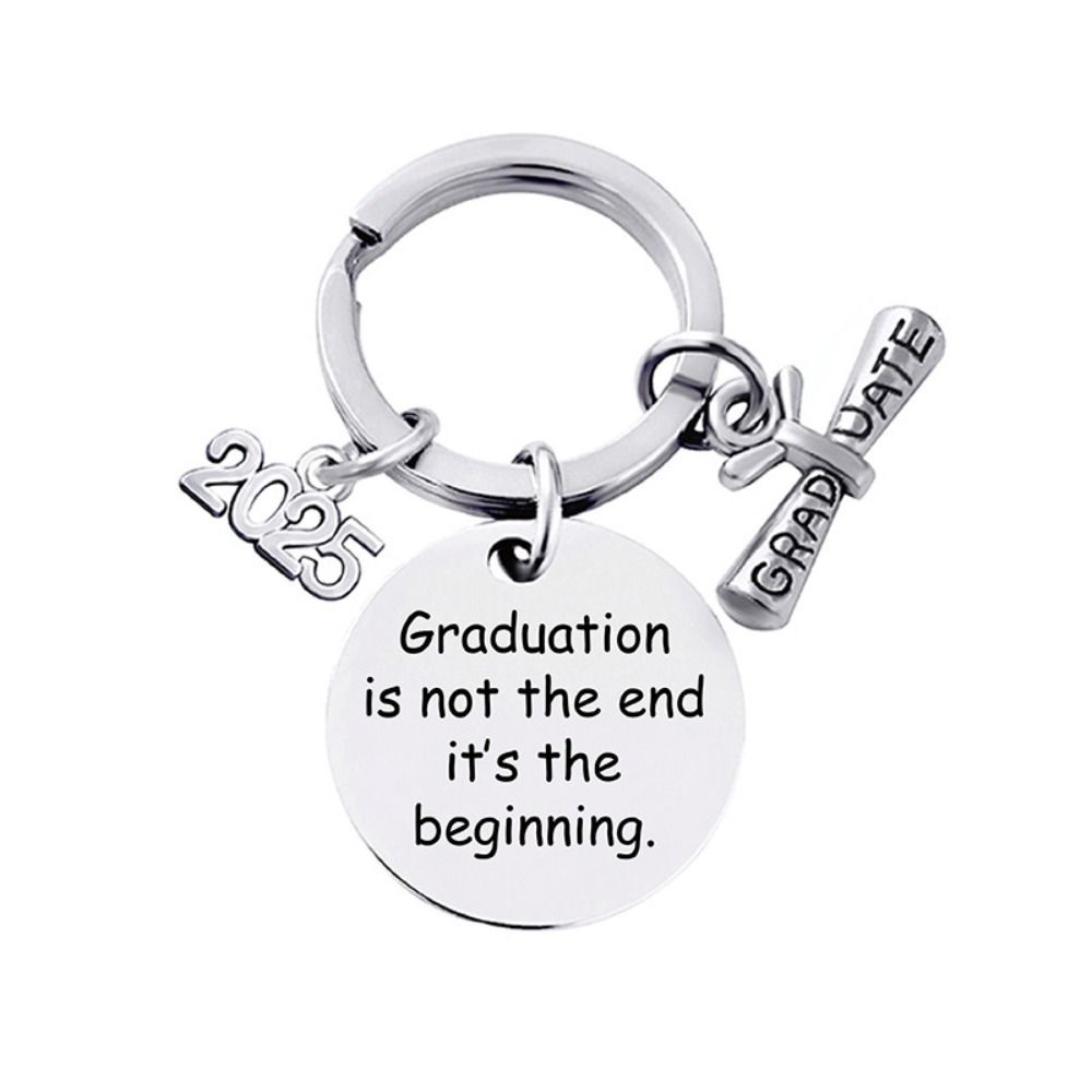 Подарки на выпускной 2025 года, брелок для выпускника средней школы, аксессуары, брелок