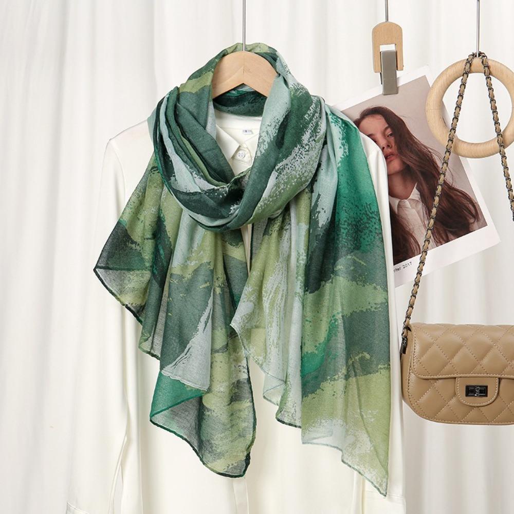 Elegant Solid Shawls Large Luxury Wrap Headscarf Fashion Organza Silk Scarf For Women Hijab