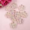 Hanmade Mobile Phone Chain Handcrafted Flower Beads 15mm Beading Neclace Bracelet for Crafted 10Pcs Jewelry Making DIY Findings