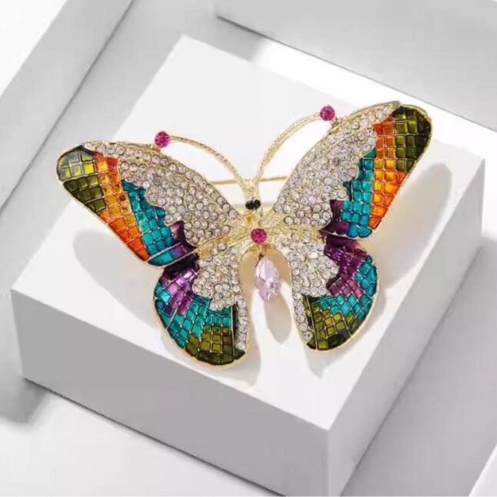 Alloy Insect Corsage Fabric Handmade Cloth Art Lapel Pins New Pin Brooch  Wedding Party Decor