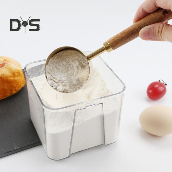 4 шт., набор мерных ложек без заусенцев, многоразовые прочные мерные ложки, весы, инструмент для бармена для кофе