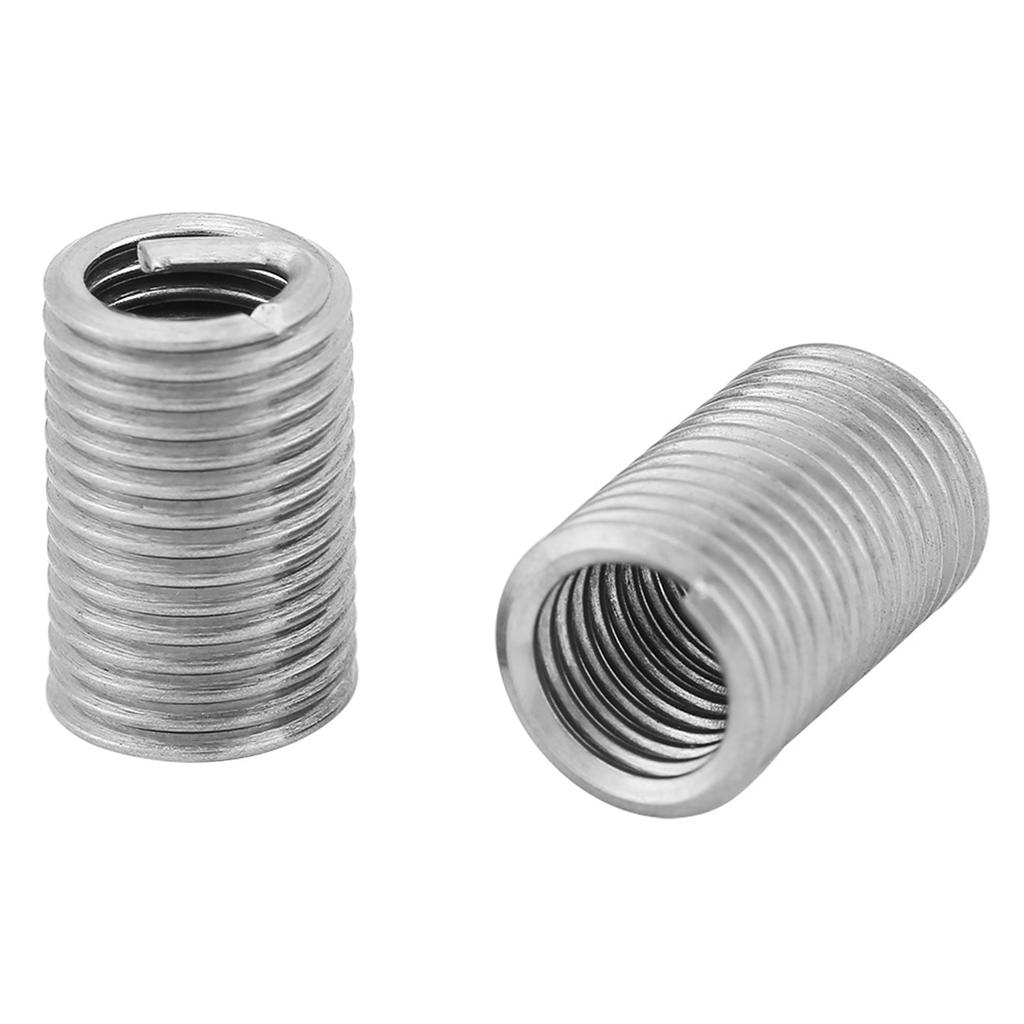 50 шт., вставки со спиральной винтовой резьбой из нержавеющей стали SS304, M6 x 1,0 x 3D длина